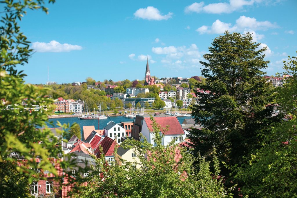 Blick auf Flensburg