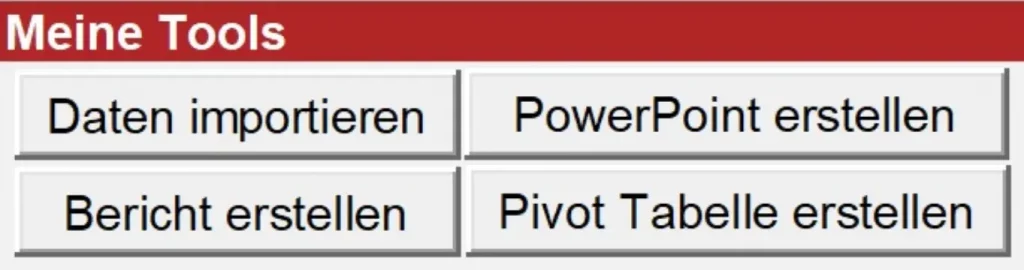 Programmierung & Schnittstelle-Entwicklung symboliesiert durch eine Toolbox mit 4 Buttons.